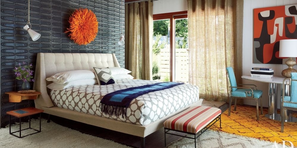 contemporary bedroom jonathan adler shelter island new york 201207 1000 watermarked How To Soundproof a Room for Free