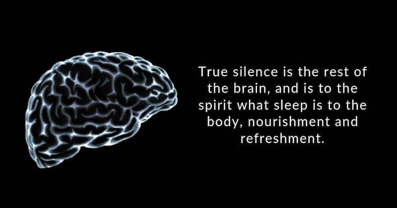 Benefits of Silence