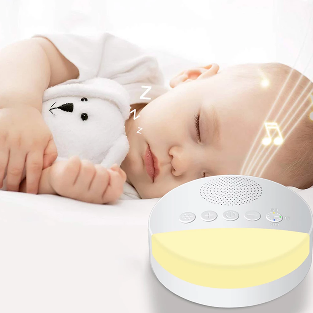 Baby White Noise Machine USB Rechargeable Timed Shutdown Sleep Machine Baby Sleep Sound Player Night Light.jpg Q90.jpg Best Baby White Noise Machine: Top 6